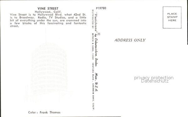 Hollywood California Vine Street – Bild 2