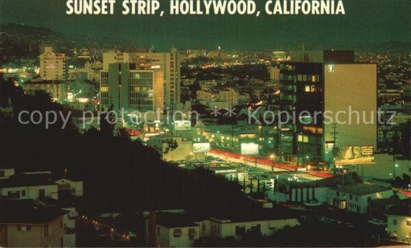 Hollywood California Sunset Strip