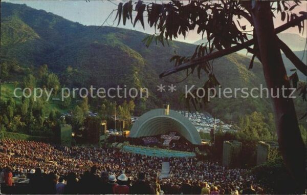 Hollywood California Hollywood Bowl Amphitheatre Foothills