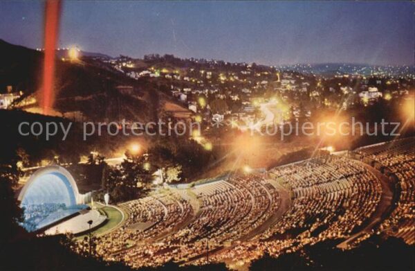 Hollywood California World Famous Hollywood Bowl Nacht