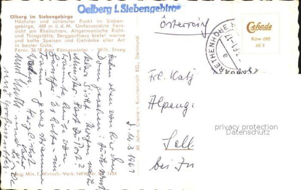 Oelberg Koenigswinter Panorama Luftbild – Bild 2