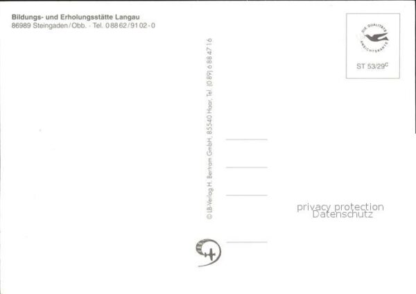 Steingaden Oberbayern Bildungsstätte Erholungsstätte Langau – Bild 2