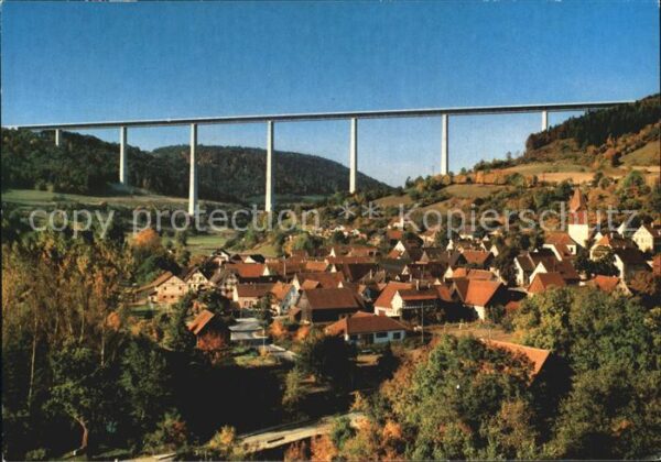 Geislingen Kocher Braunsbach Größte Stahlbetonbrücke