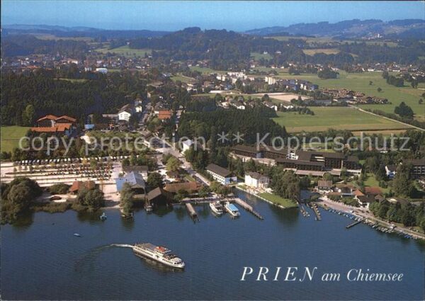 Prien Chiemsee Dampferhafen Schiffsanlegestelle