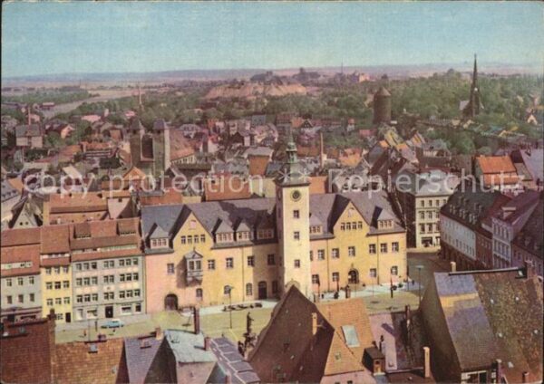 Freiberg Sachsen Blick vom Petriturm