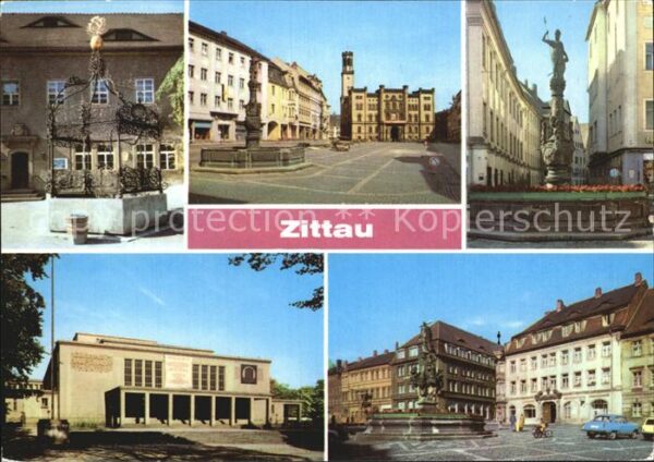 Zittau Grüner Born Stadtmuseum Platz der Jugen