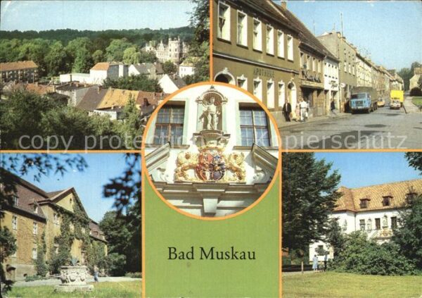 Bad Muskau Oberlausitz Ernst Thälmann Straße Moorbad Altes Sch