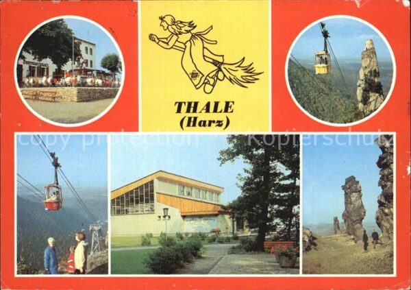 Thale Harz Hexentanzplatz Personenschwebebahn Berg