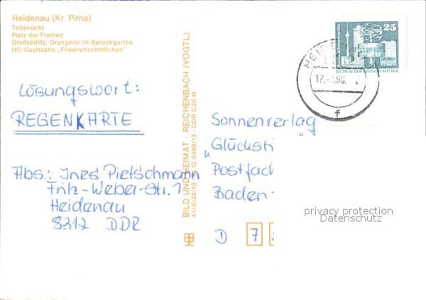 Heidenau Sachsen Platz der Freiheit Großsedlitz Orangeri – Bild 2