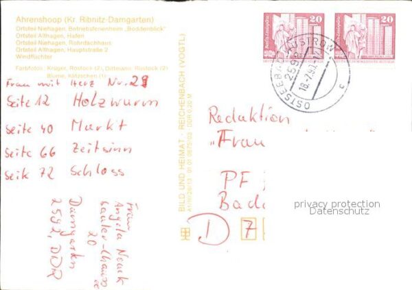 Ahrenshoop Ostseebad Niehagen Ferienheim Boddenblick Rohrdac – Bild 2