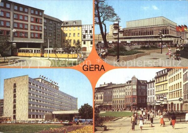 Gera Straßenbandurchfahrt Johannisstraße Leu