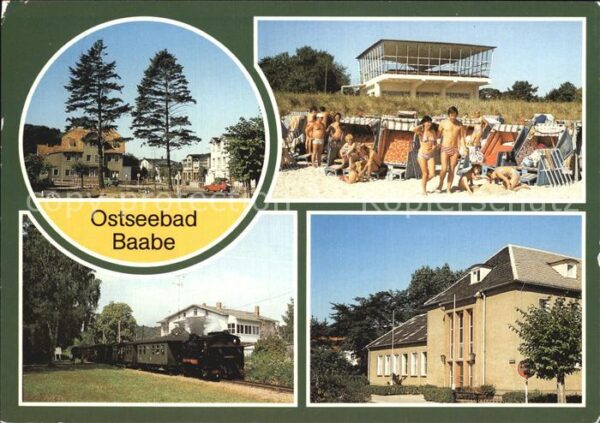 Baabe Ostseebad Ruegen Strand HO Gaststätte Inselparadies Schm