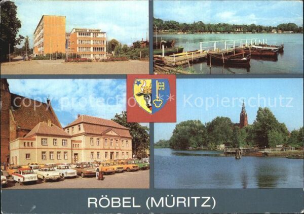 Roebel Mueritz Sorge Oberschule Promenade Rathaus Hafe