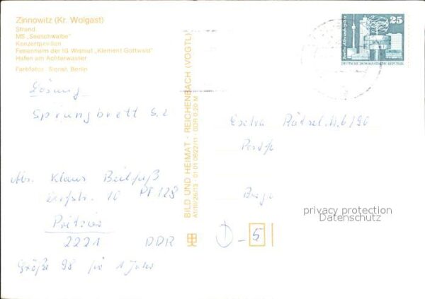 Zinnowitz Ostseebad Strand MS Seeschwalbe Konzertpavillon H – Bild 2