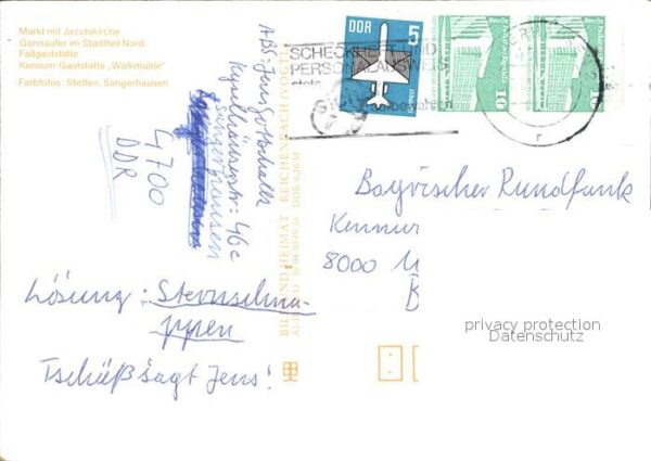 Sangerhausen Suedharz Markt Jacobikirche Fassgaststätte Gonna – Bild 2