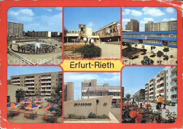 Rieth Erfurt Brunnen Völkerfreundschaft Zentrum Ambu