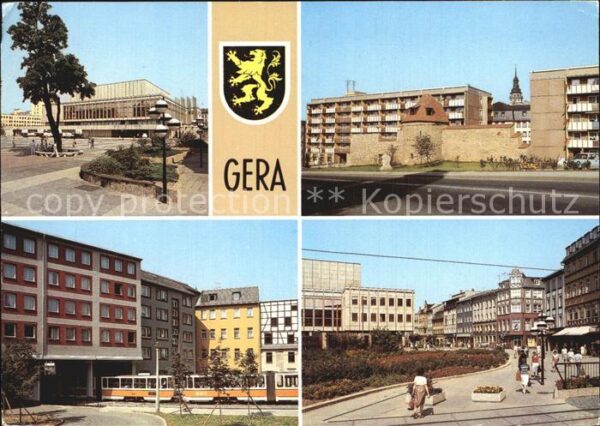 Gera Haus der Kultur Historische Stadtmauer