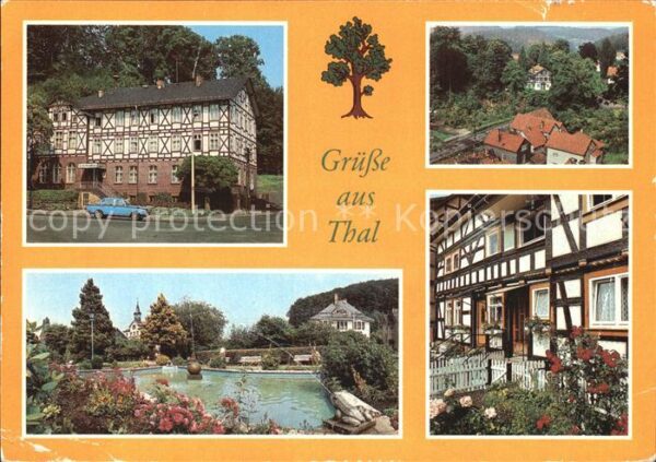 Thal Ruhla FDGB Erholungsheim Wartburgheim Tempelc