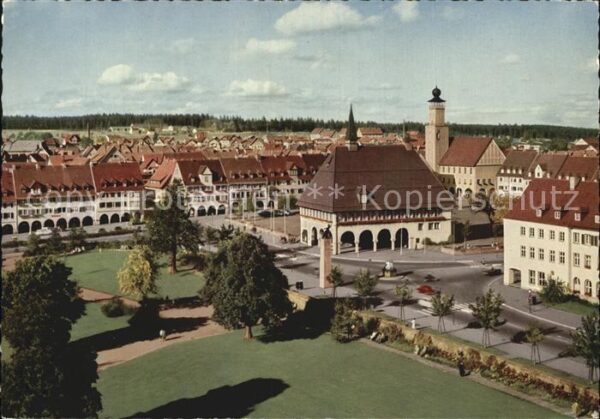 Freudenstadt Höhenluftkurort Marktplatz Stadt Rathau