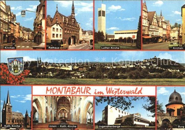 Montabaur Westerwald Luther Kirche Jugendherberge Burg Ratha