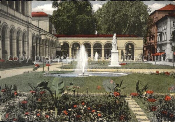 Bad Kissingen Partie im Kurgarten