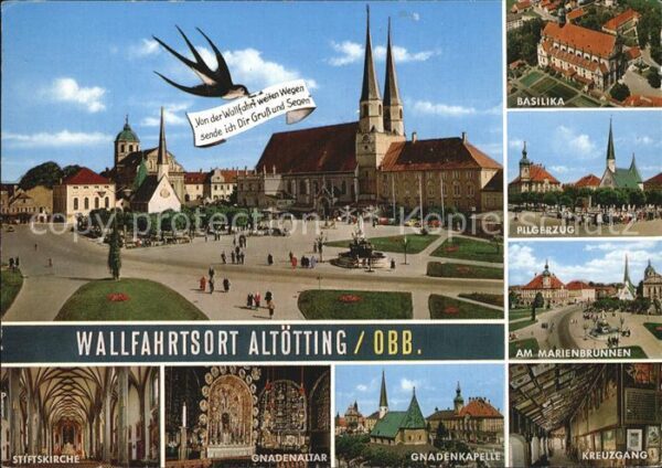 Altoetting Wallfahrtsort Basilika Pilgerzug Marien