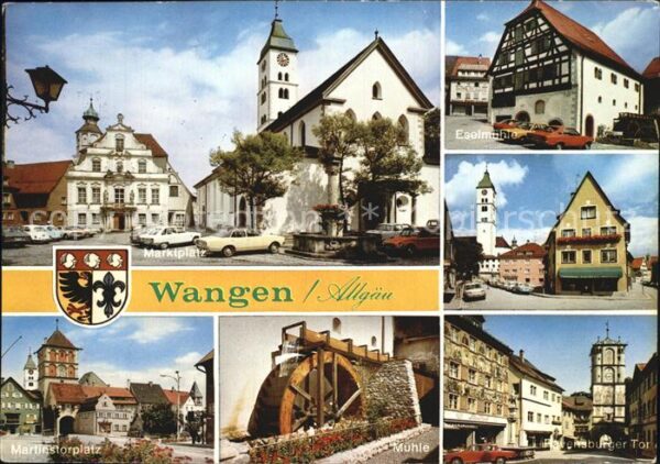 Wangen Allgaeu Marktplatz Eselmühle Ravensburger Tor M