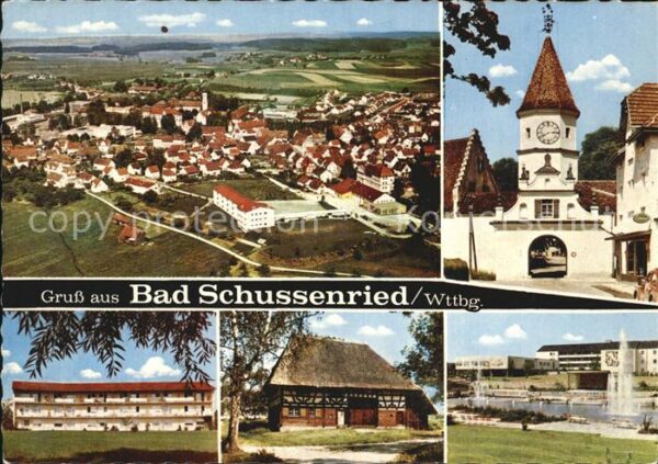 Bad Schussenried Stadttor Park Luftaufnahme