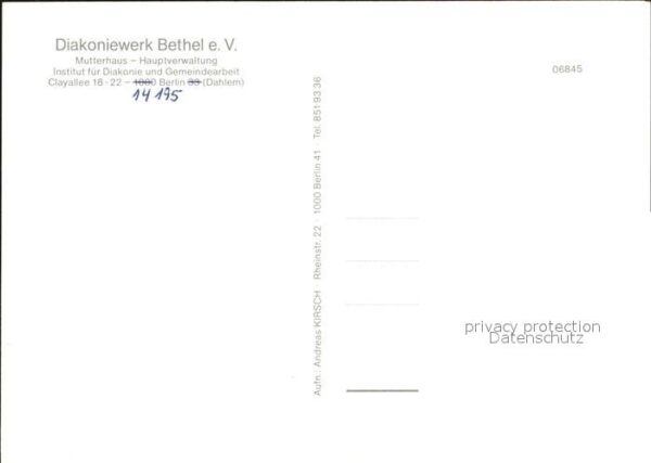 Berlin Diakoniewerk Bethel Mutterhaus – Bild 2