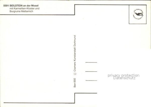 Beilstein Mosel Karmelitenkloster Burgruine Metternich – Bild 2