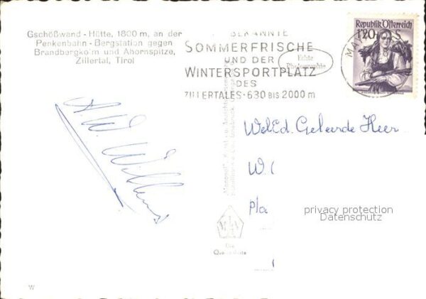 Gschoesswandhuette Zillertal Penkenbahn Bergstation Brandbergkolm Ah – Bild 2