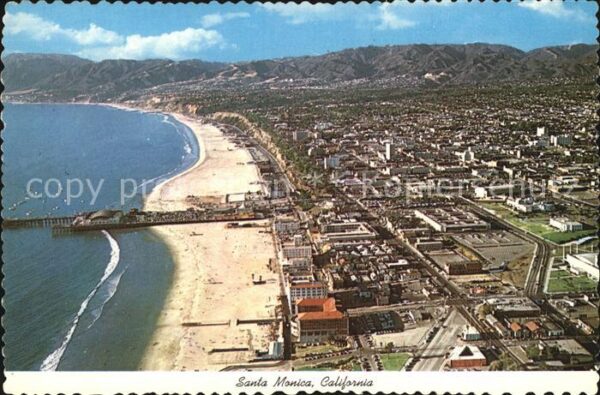 Santa Monica Luftaufnahme