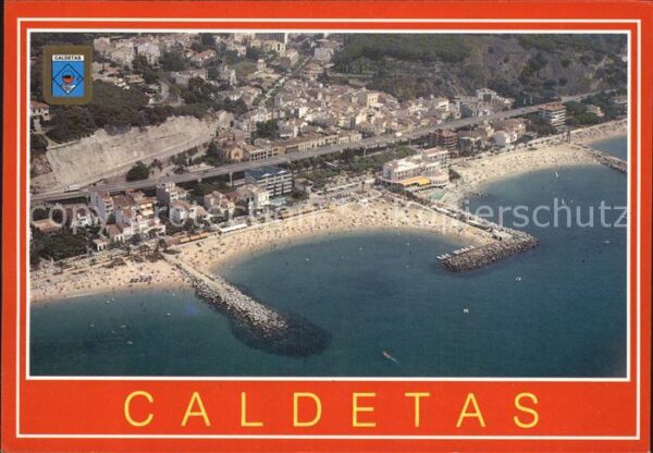 Caldetas Luftaufnahme