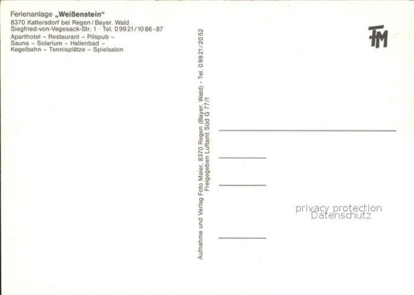 Regen Kattersdorf Ferienanlage Weißenstein – Bild 2