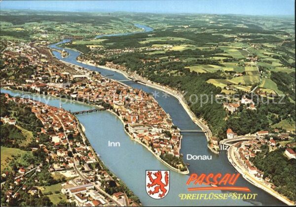 Passau Dreiflüssestadt Donau Inn Ilz