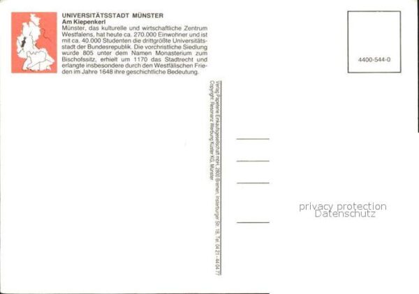 Muenster Westfalen Universitätsstadt Am Kiepenker – Bild 2