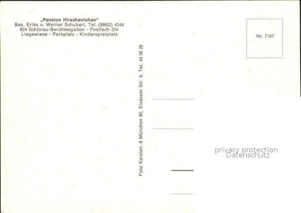 Schoenau Berchtesgaden Pension Hirschenlehen – Bild 2