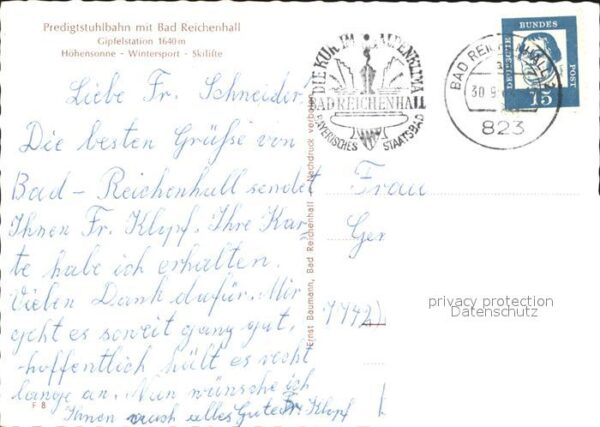 Bad Reichenhall Predigtstuhlbahn Gipfelstation Höhenson – Bild 2
