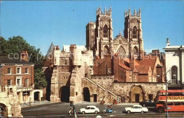 York UK Bootham Bar and Minster