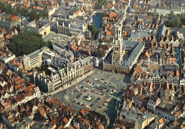 Brugge Fliegeraufnahme Altstadt
