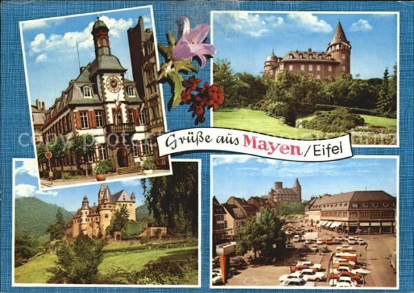 Mayen Ortspartien mit Schloss