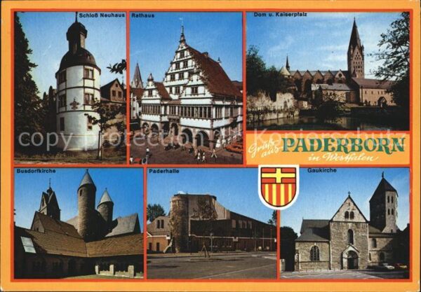 Paderborn Schloss Neuhaus Dom und Kaiserpfalz Pad