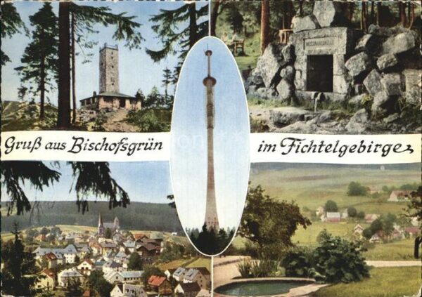 Bischofsgruen Schneeberg Ochsenkopf  Sendeturm