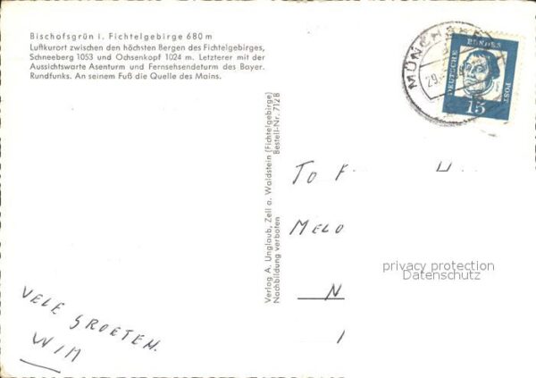 Bischofsgruen Schneeberg Ochsenkopf  Sendeturm – Bild 2