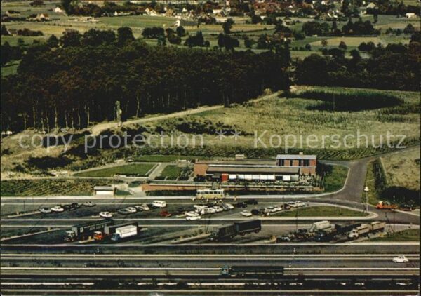 Huenxe Fliegeraufnahme Raststätte und Motel