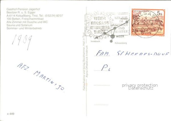 Kolsassberg Pension Jägerhof – Bild 2