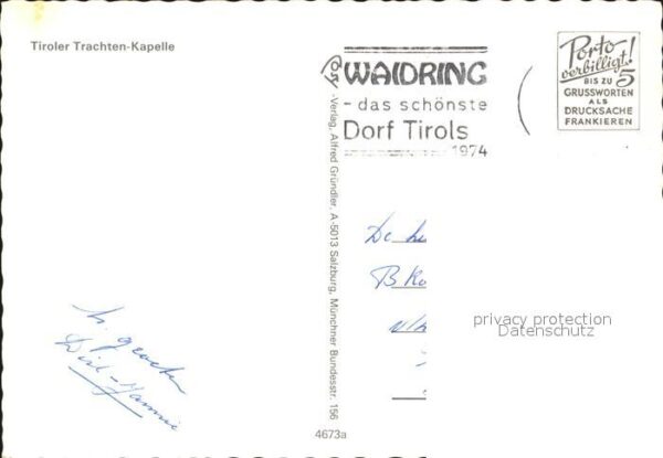 Waidring Tirol Tiroler Trachtenkapelle – Bild 2