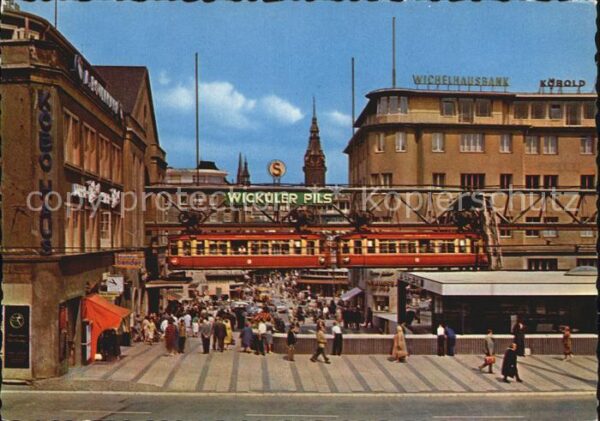 Wuppertal Schwebebahn am Döppersberg