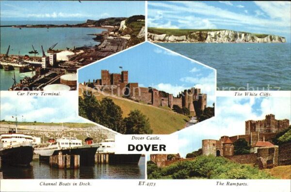 Dover Kent UK Car Ferry Terminal The White Cliffs Cha