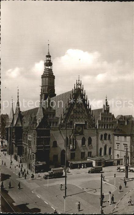 Breslau Niederschlesien Rathaus